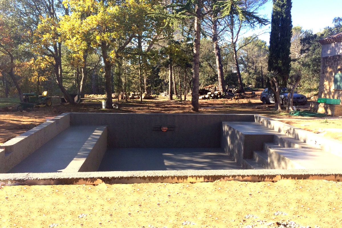 Piscine sur mesure réalisation