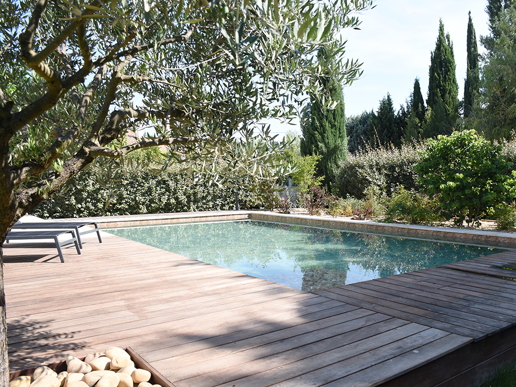 Rénovation piscine terrasse en bois