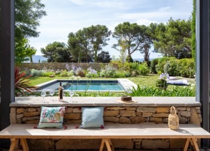 Jardin provençal contemporain