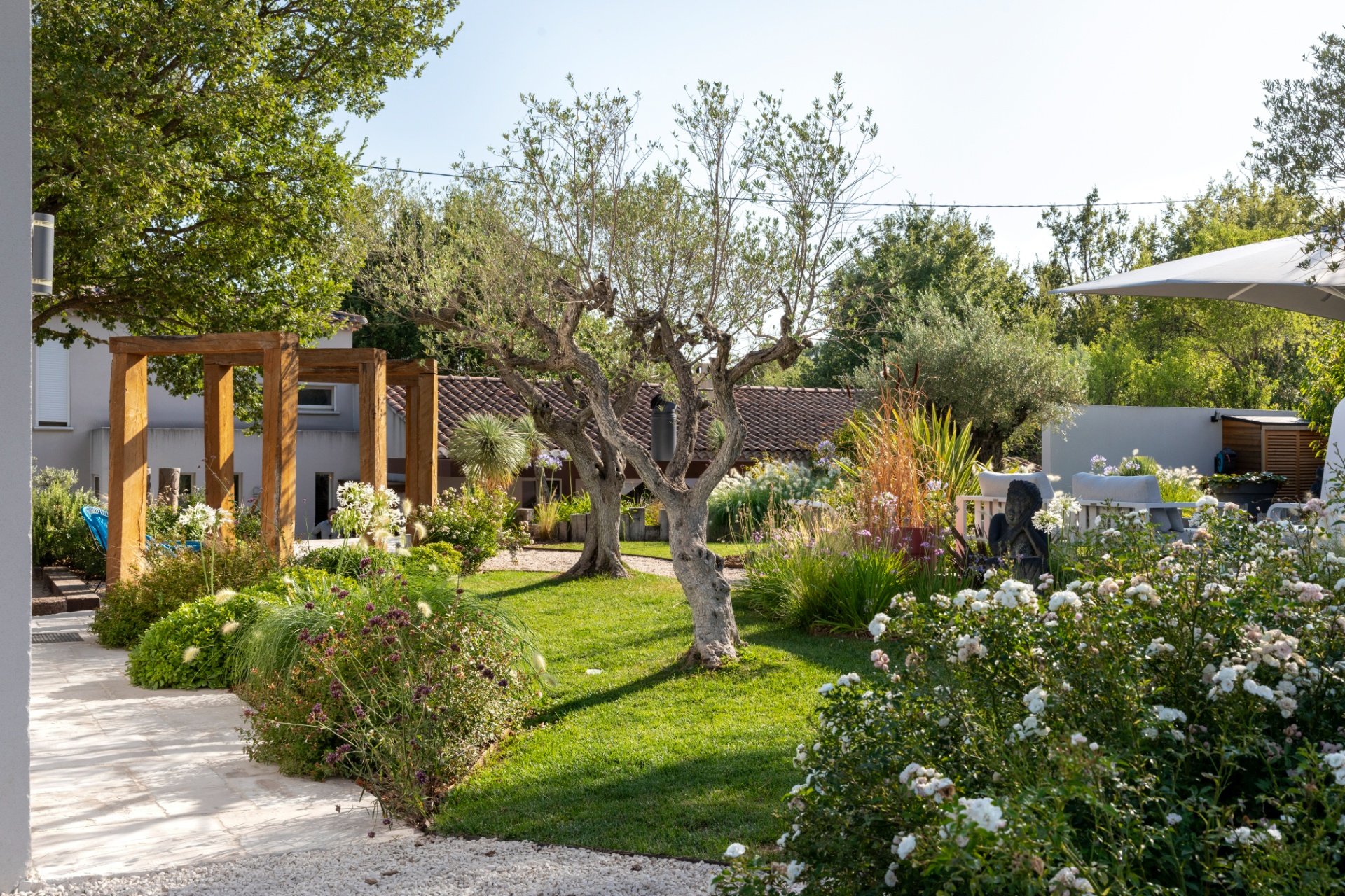 jardin provençal moderne