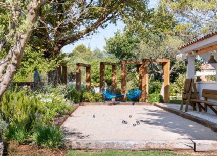 Terrain de pétanque villa Aix-en-Provence