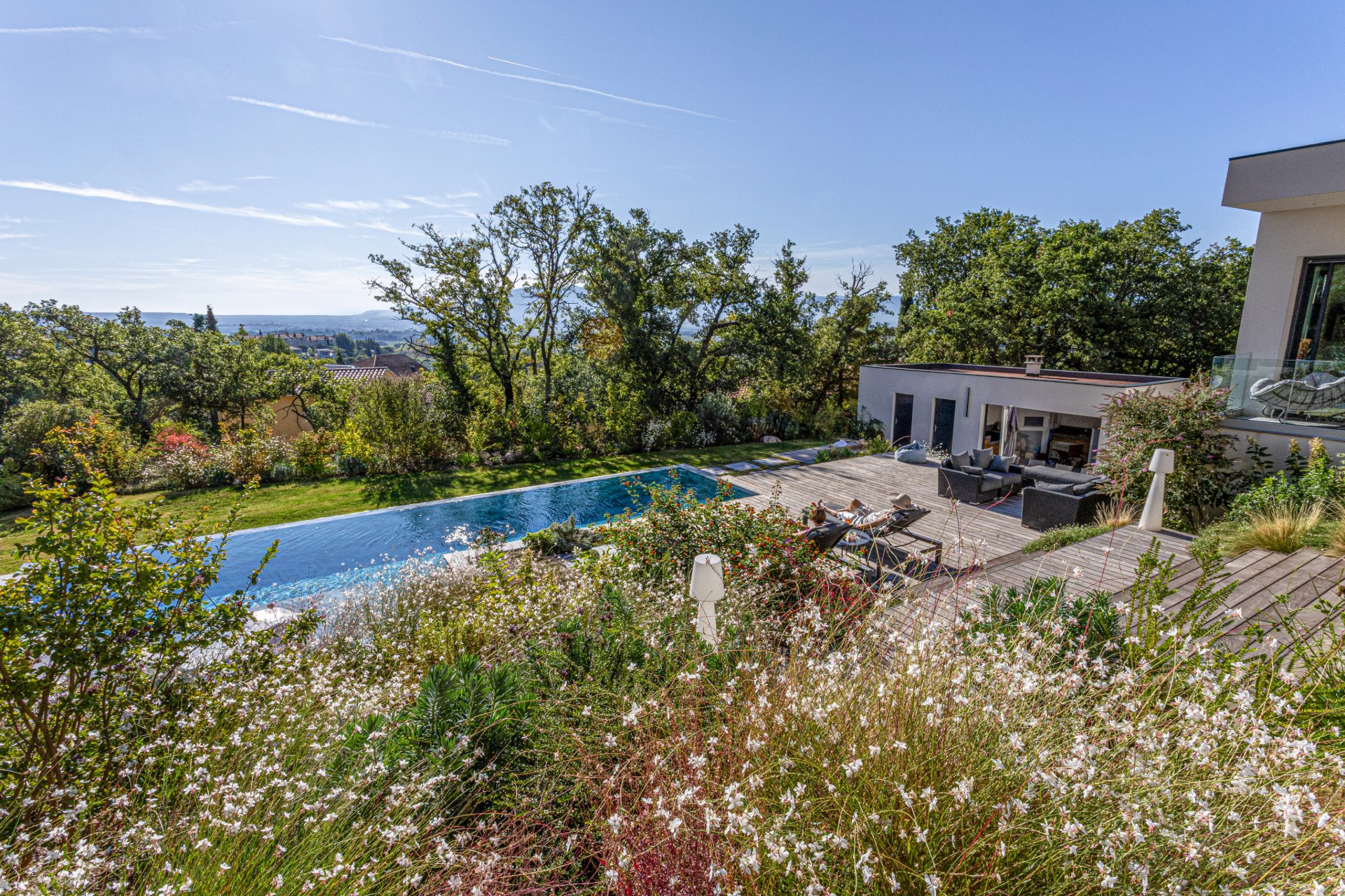 Piscine à débordement Aix-en-Provence