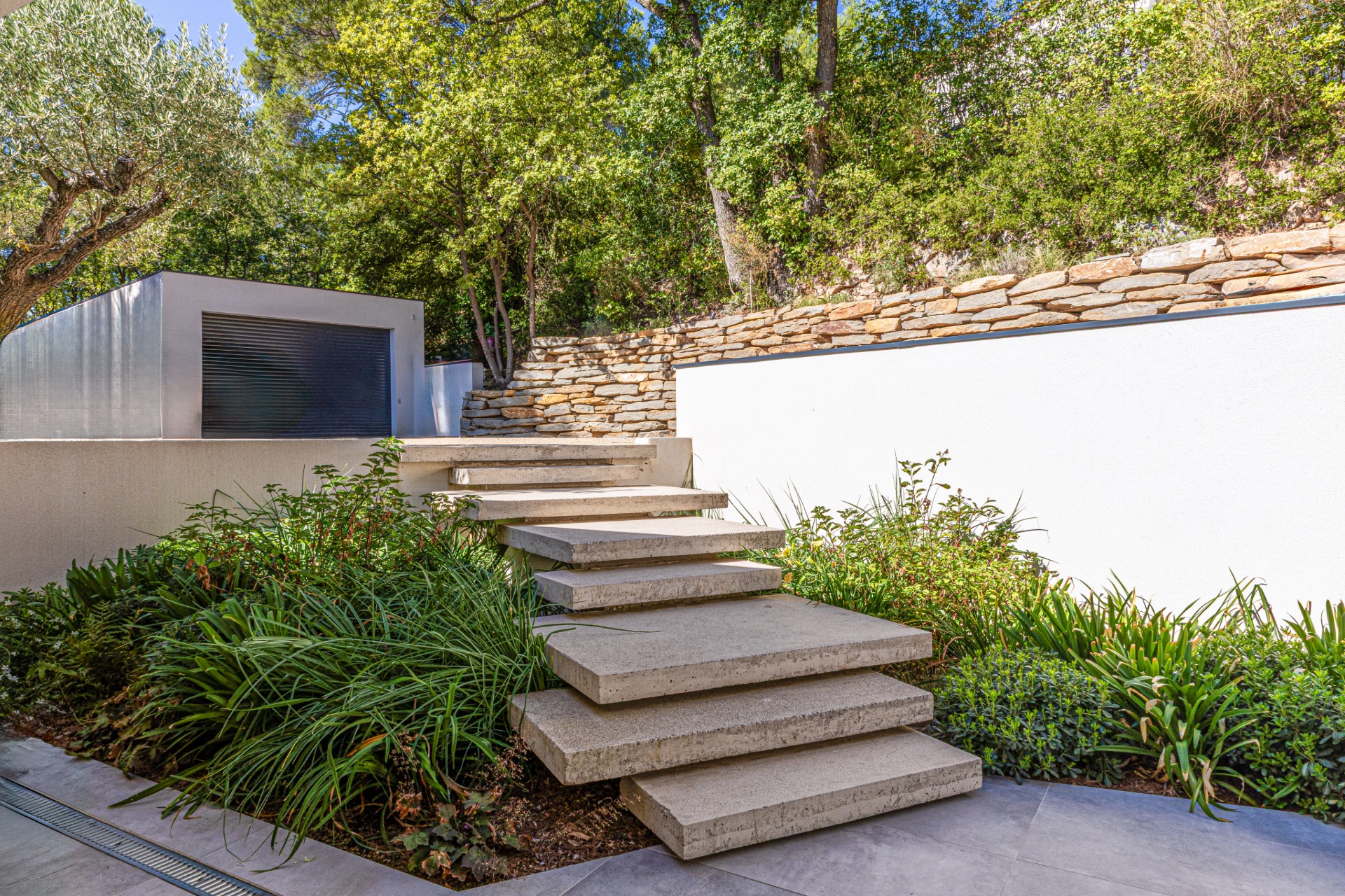 Escalier beton Aix-en-Provence